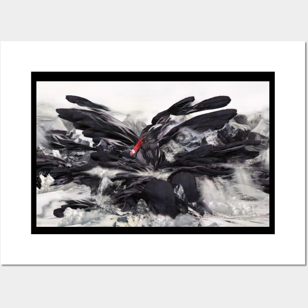 THE RISE OF THE BLACK SWAN Wall Art by gabor_paszti